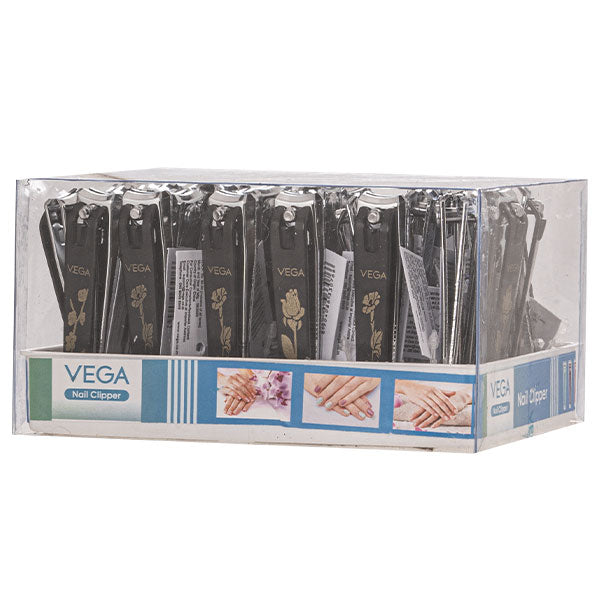 Vega Nail Clipper Box (Large) Black - LNCB-03N