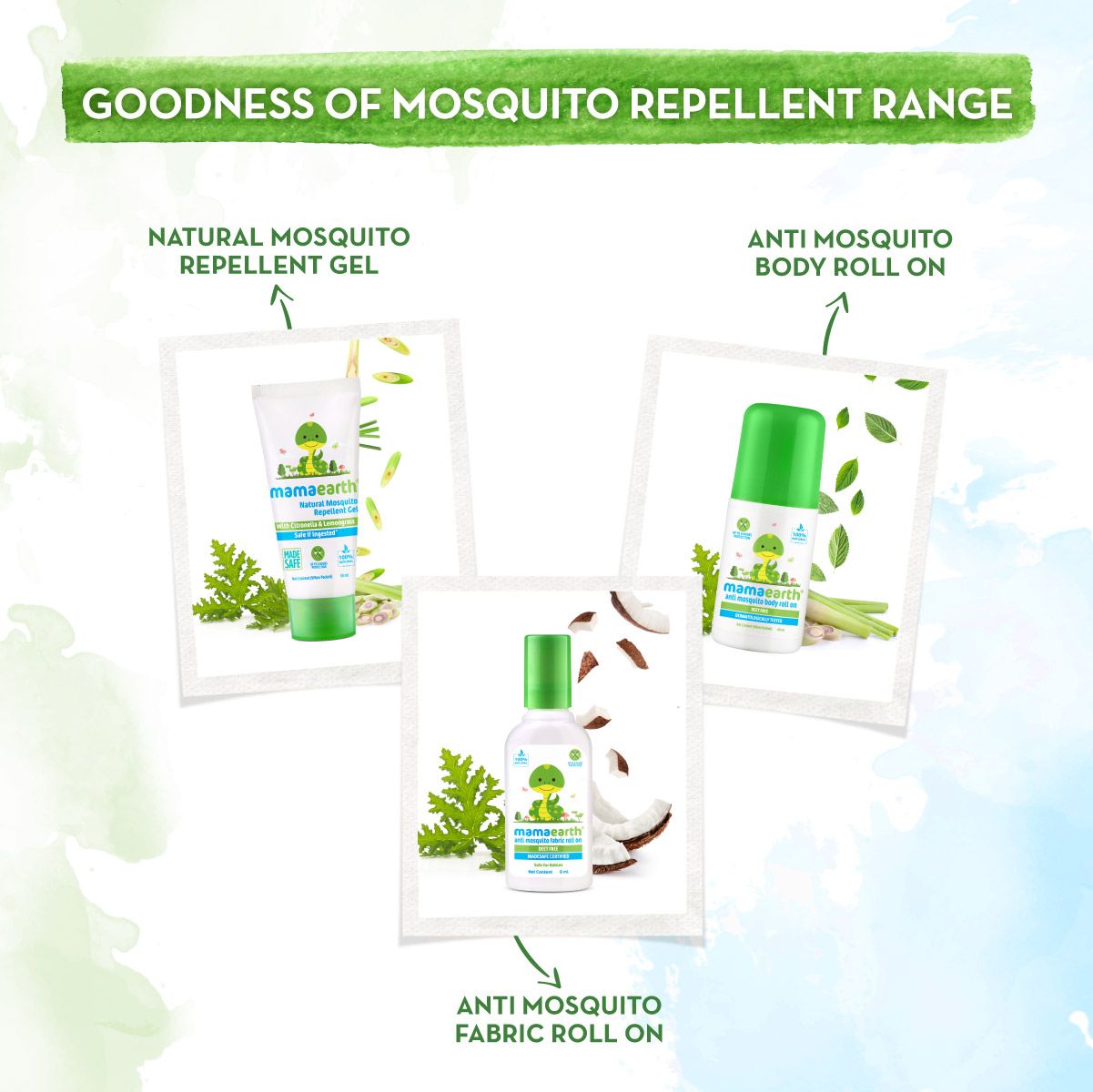 Mamaearth Natural Mosquito Repellent Gel, Pack of 3 X 50ml - Image 6 - Buy from Indicrest