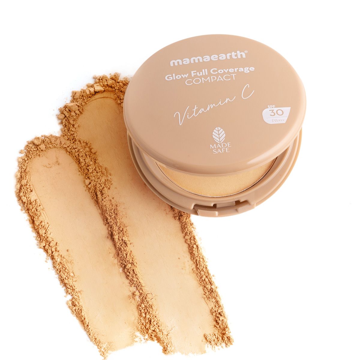 Mamaearth Glow Full Coverage Compact With SPF 30, 9g | Natural Glow - Buy from Indicrest