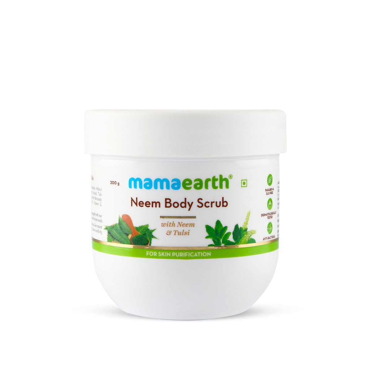 Mamaearth Neem Body Scrub with Neem and Tulsi for Skin Purification, 200g - Image 8 - Buy from Indicrest