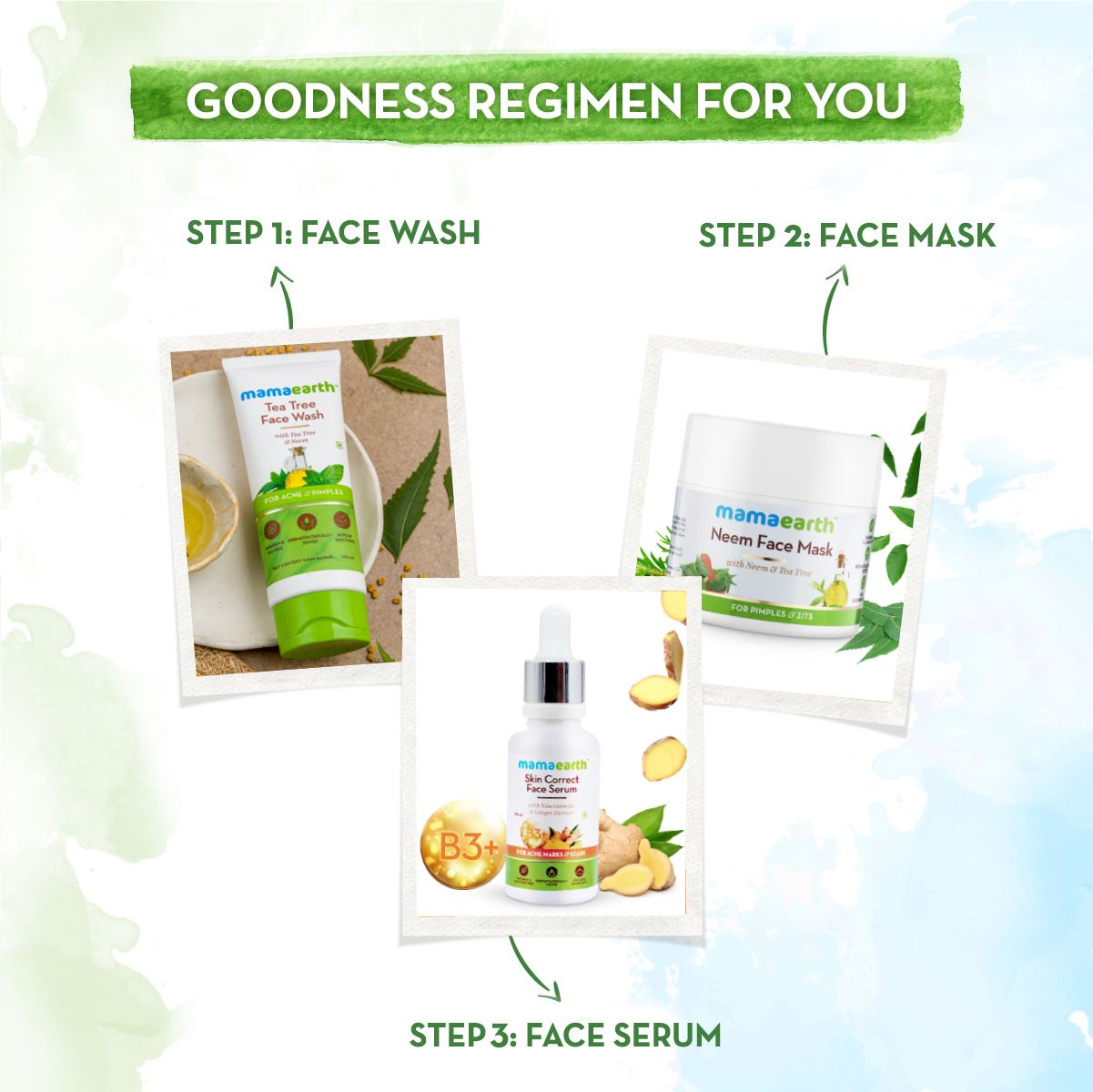 Mamaearth Neem Face Mask with Neem and Tea Tree for Pimples and Zits, 100ml - Image 6 - Buy from Indicrest