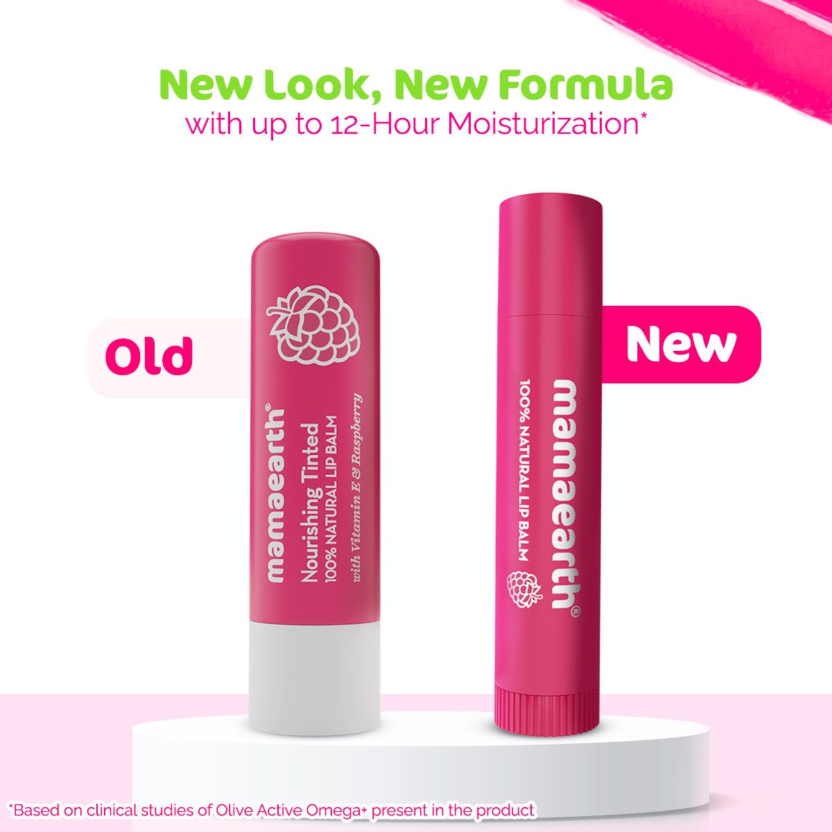 Mamaearth Nourishing Tinted 100% Natural Lip Balm with Vitamin E and Raspberry for Dry & Chapped Lips, 4g - Image 3 - Buy from Indicrest