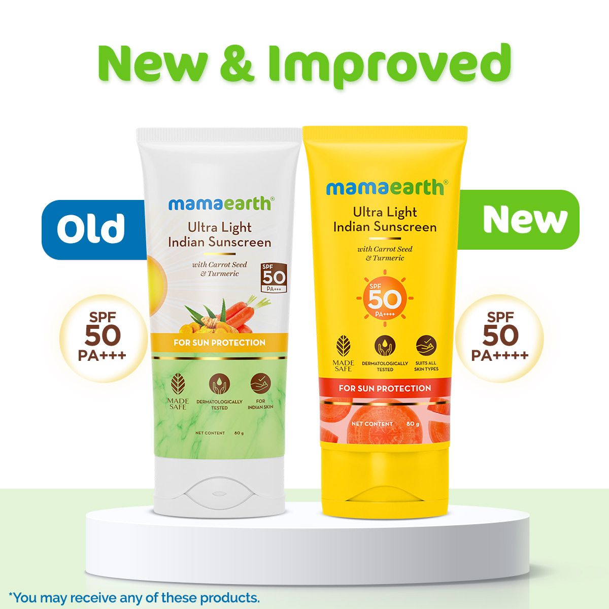 Mamaearth Ultra-Light Indian Sunscreen SPF 50 PA++++ 80g, Pack of 2 - Image 6 - Buy from Indicrest