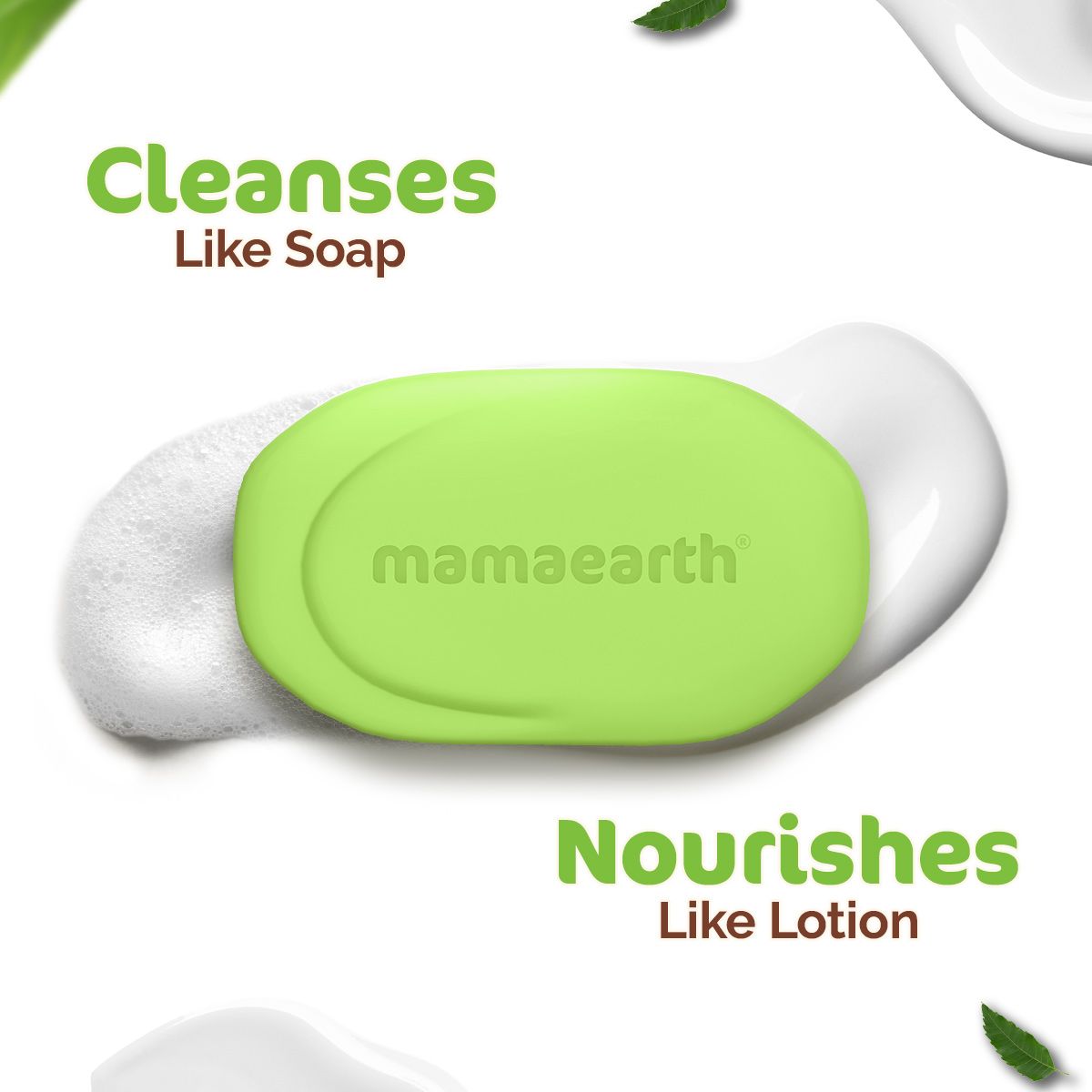 Mamaearth Neem Moisturizing Lotion Soap with Neem & Tea Tree for Skin Purification, (Pack Of 4), 125 g X 4 - Image 4 - Buy from Indicrest
