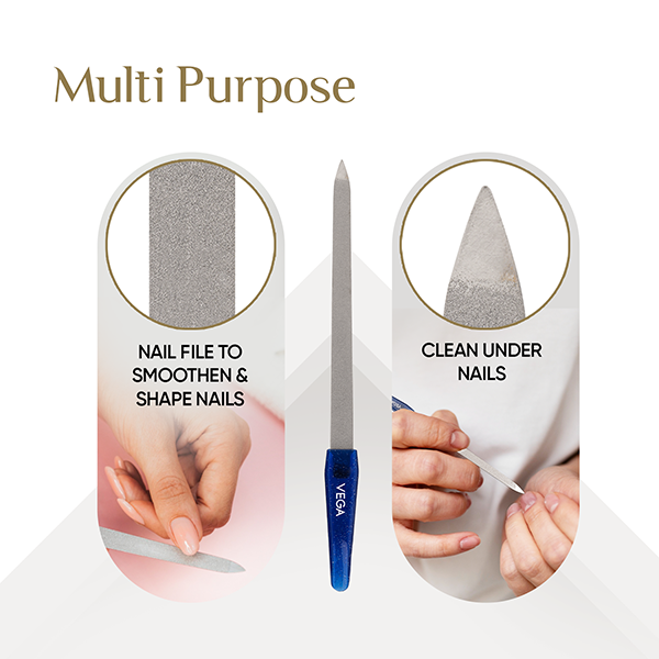 Vega Nail File Large - NF8-BL