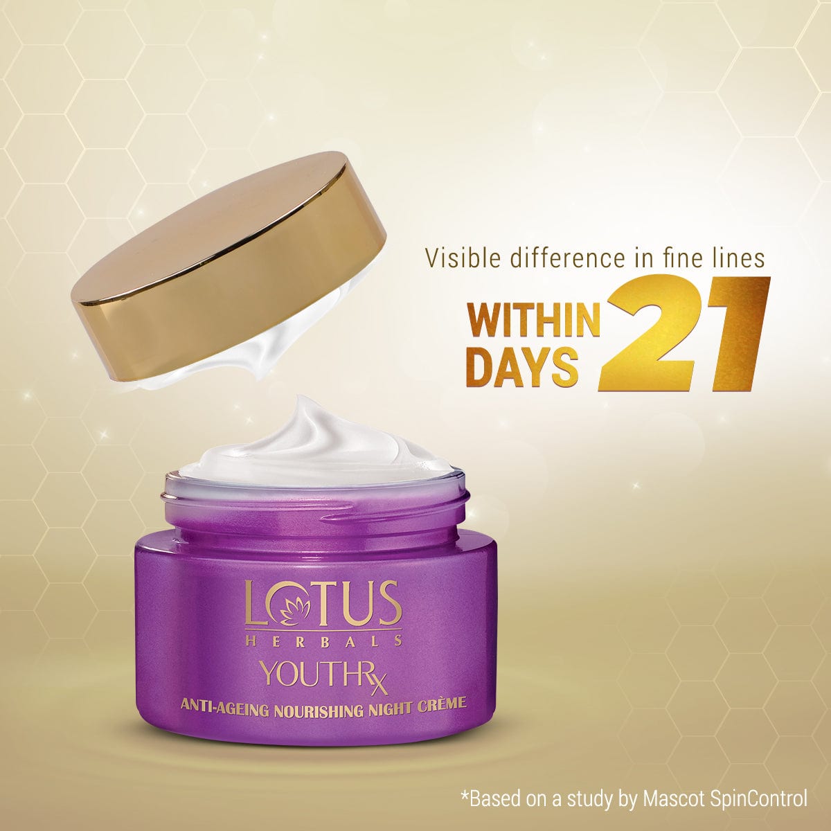 Lotus Herbals YouthRx Anti Ageing Nourishing Night Cream, 50g