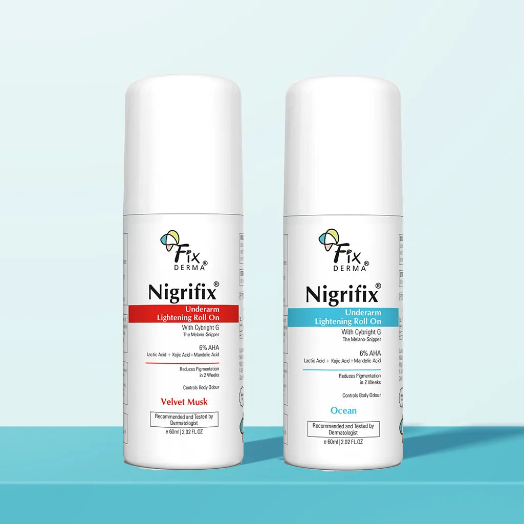 Fixderma Nigrifix Underarm Lightening Roll On | 6% AHA to Reduce Underarm Pigmentation in 2 Weeks, 60ml - Image 8 - Buy from Indicrest