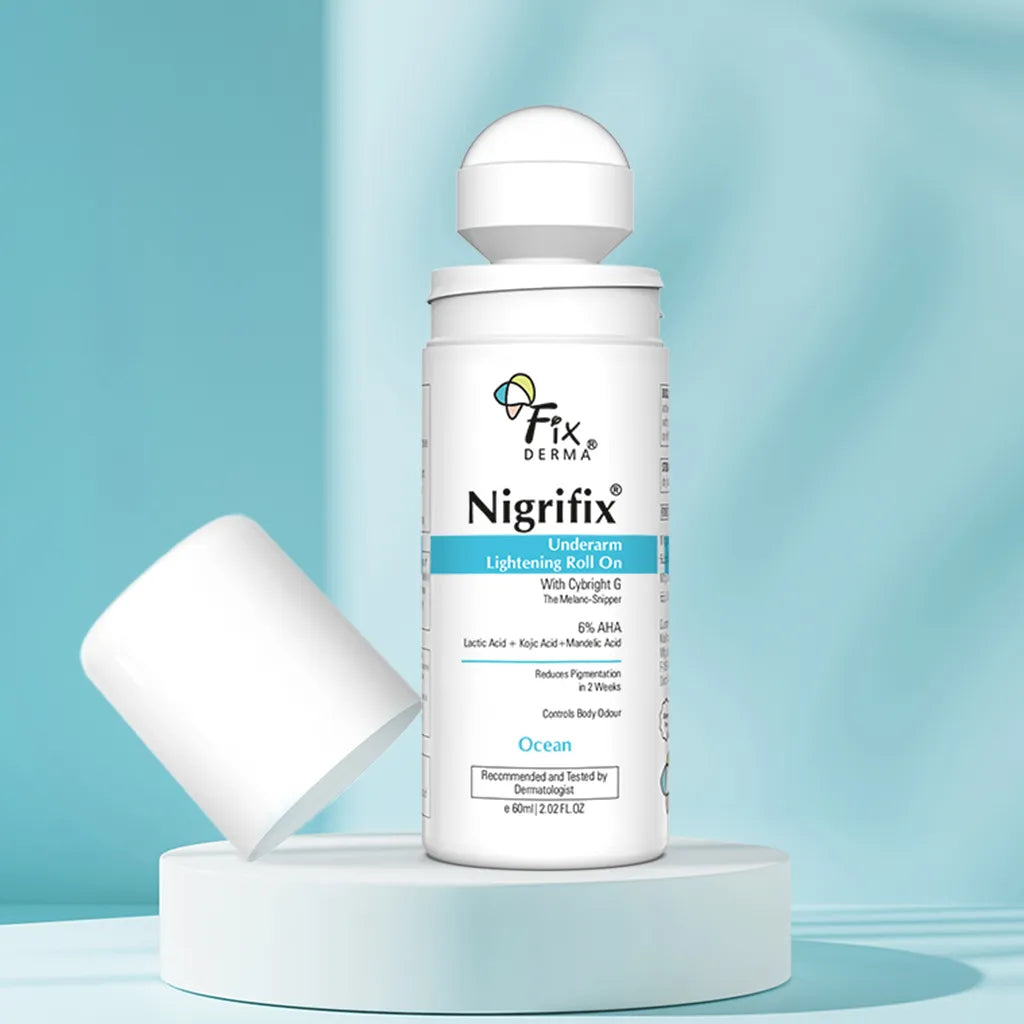 Fixderma Nigrifix Underarm Lightening Roll On | 6% AHA to Reduce Underarm Pigmentation in 2 Weeks, 60ml - Image 12 - Buy from Indicrest
