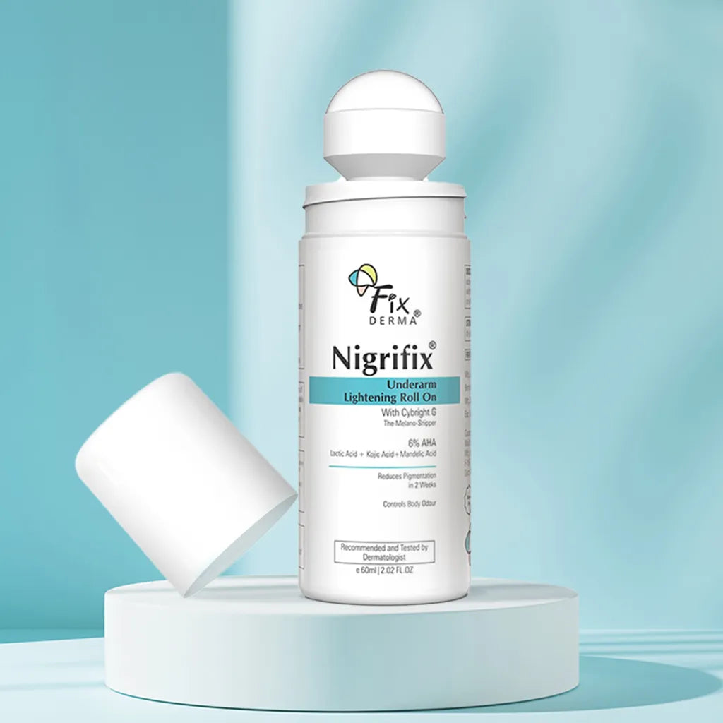 Fixderma Nigrifix Underarm Lightening Roll On | 6% AHA to Reduce Underarm Pigmentation in 2 Weeks, 60ml - Image 13 - Buy from Indicrest