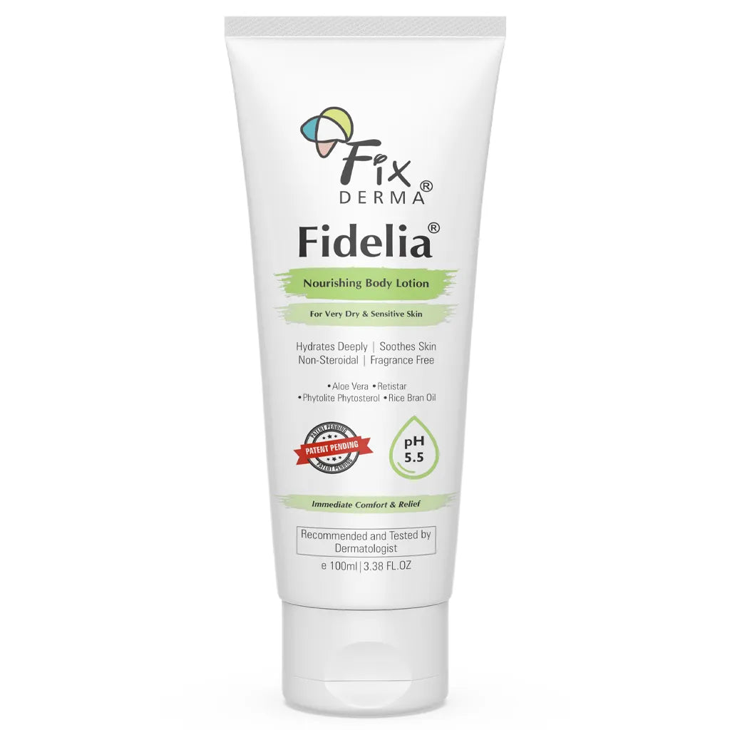 Fixderma Fidelia Nourishing Body Lotion | pH-Balanced Body Lotion for Very Dry to Sensitive Skin, 100ml - Image 12 - Buy from Indicrest
