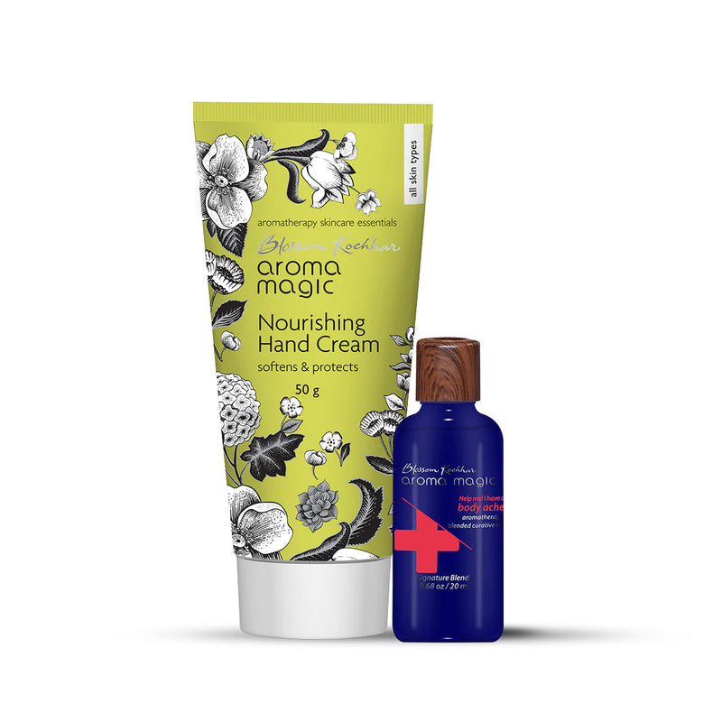 Aroma Magic Nourishing Hand Cream + Body Ache Curative Oil - Buy from Indicrest