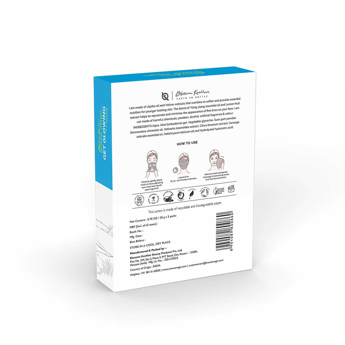 Aroma Magic No Wrinkles Ahead Face Sheet Mask - Image 10 - Buy from Indicrest