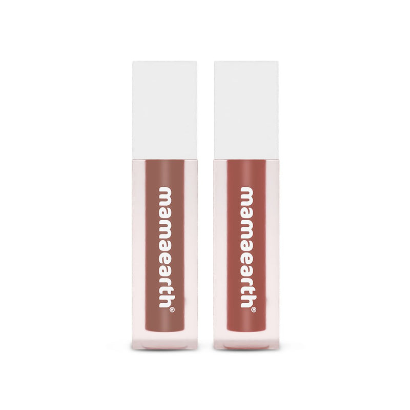 Mamaearth Feather Light Liquid Matte Mini Lipstick Duo(1.2 ml X 2) - Buy from Indicrest
