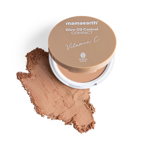 Mamaearth Glow Oil Control Compact With SPF 30, 9g | Nude Glow - Buy from Indicrest
