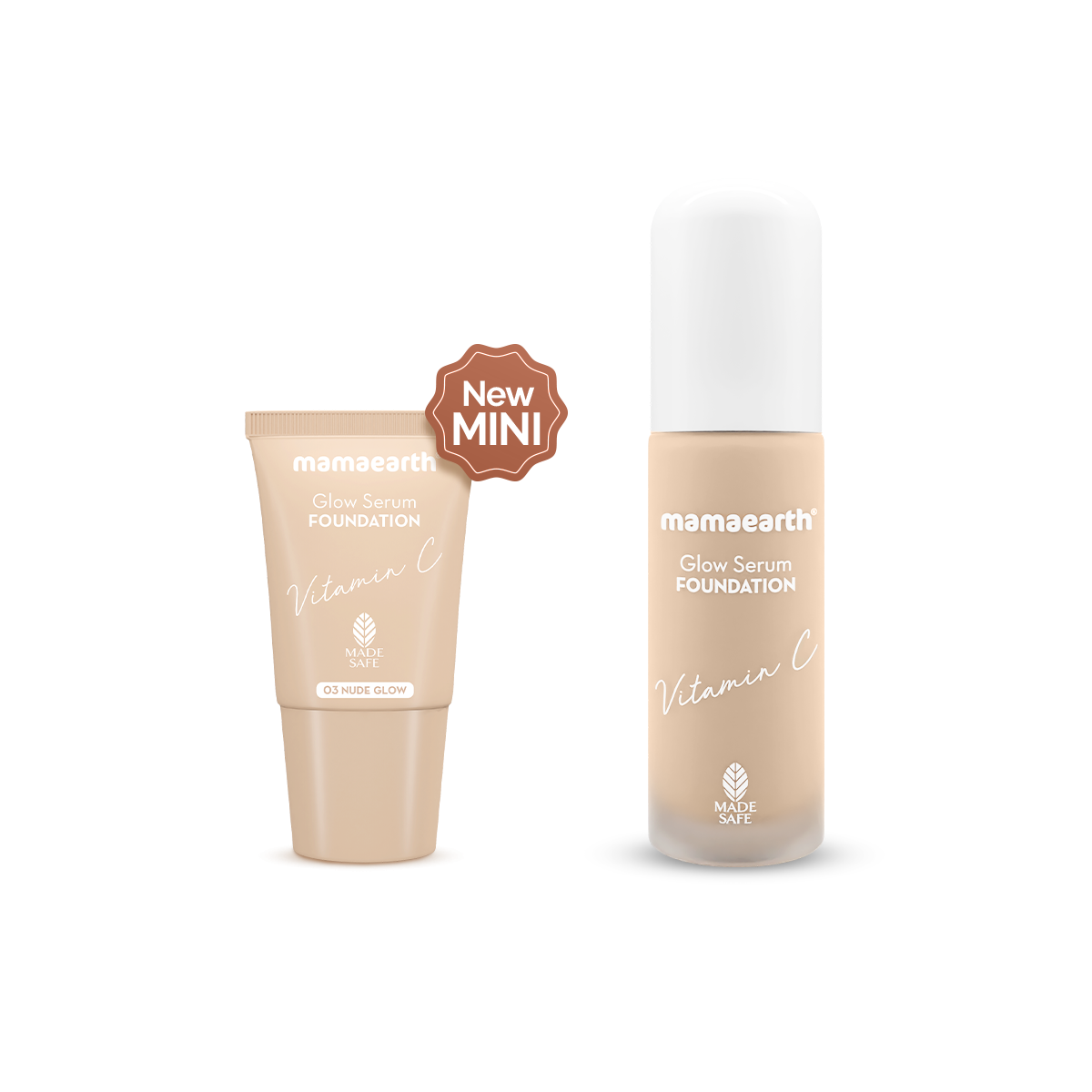Mamaearth Glow Serum Foundation Mini Tube, Nude Glow, 18ml - Image 8 - Buy from Indicrest