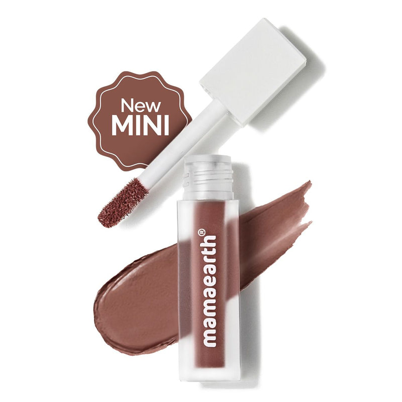 Mamaearth Feather Light Liquid Matte Lipstick, 1.2ml, Nude Perfect - Buy from Indicrest