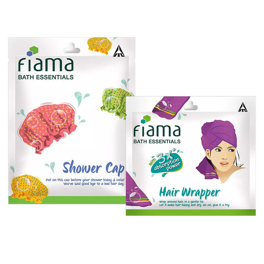 Fiama Hair Wrapper & Shower Cap Combo Buy at Indicrest