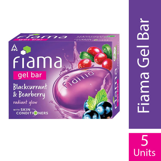 Fiama Blackcurrant & Bearberry Gel Bar (Pack of 5 Combo) Buy at Indicrest