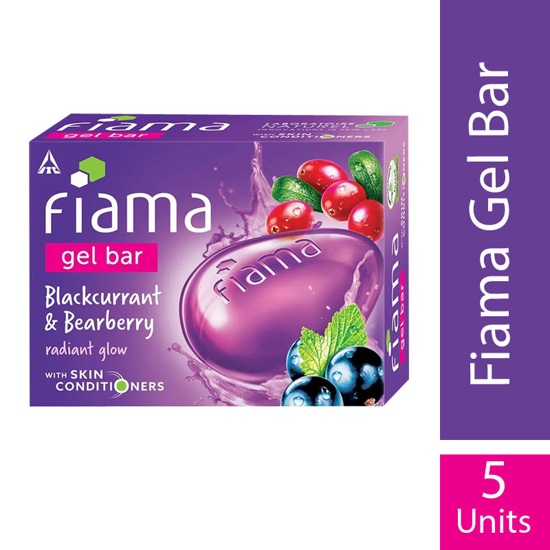 Fiama Blackcurrant & Bearberry Gel Bar (Pack of 5 Combo) Buy at Indicrest
