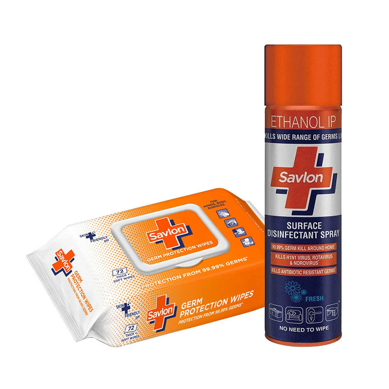 Savlon Wipes and Spray Combo Buy at Indicrest