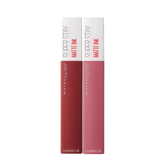 Maybelline New York Super Stay Matte Ink Liquid Lipstick - 15 Lover + 50 Voyager Buy at Indicrest