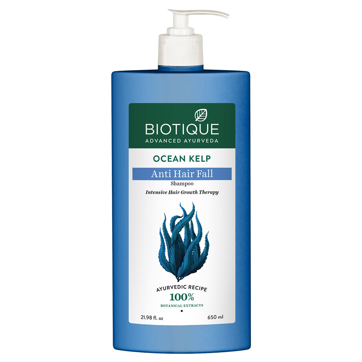 Biotique Ocean Kelp Anti Hair Fall Shampoo, 650ml - Buy from Indicrest
