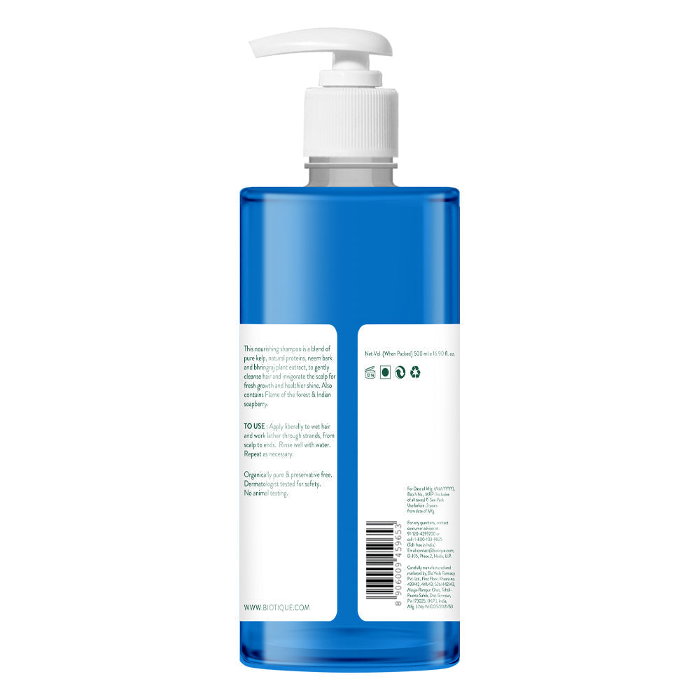 Biotique Ocean Kelp Anti Hair Fall Shampoo, 500ml - Image 2 - Buy from Indicrest