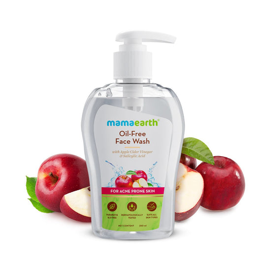 Mamaearth Oil-Free Face Wash with Apple Cider Vinegar & Salicylic Acid for Acne-Prone Skin 250 ml - Buy from Indicrest