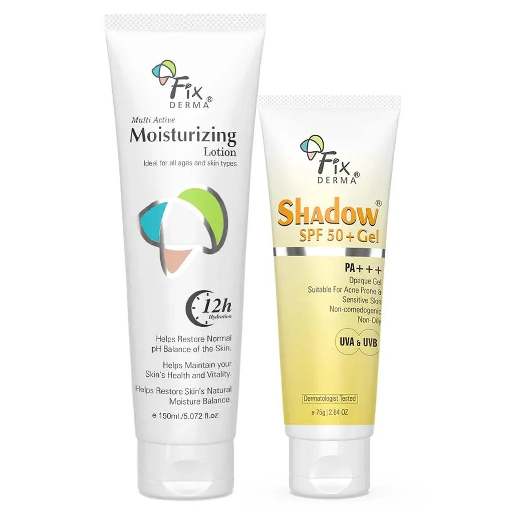 Fixderma Oily Skincare Bundle | Lightweight & Non-Sticky Solutions for oily Skin, Moisturizer 150ml + Sunscreen 75g - Image 5 - Buy from Indicrest
