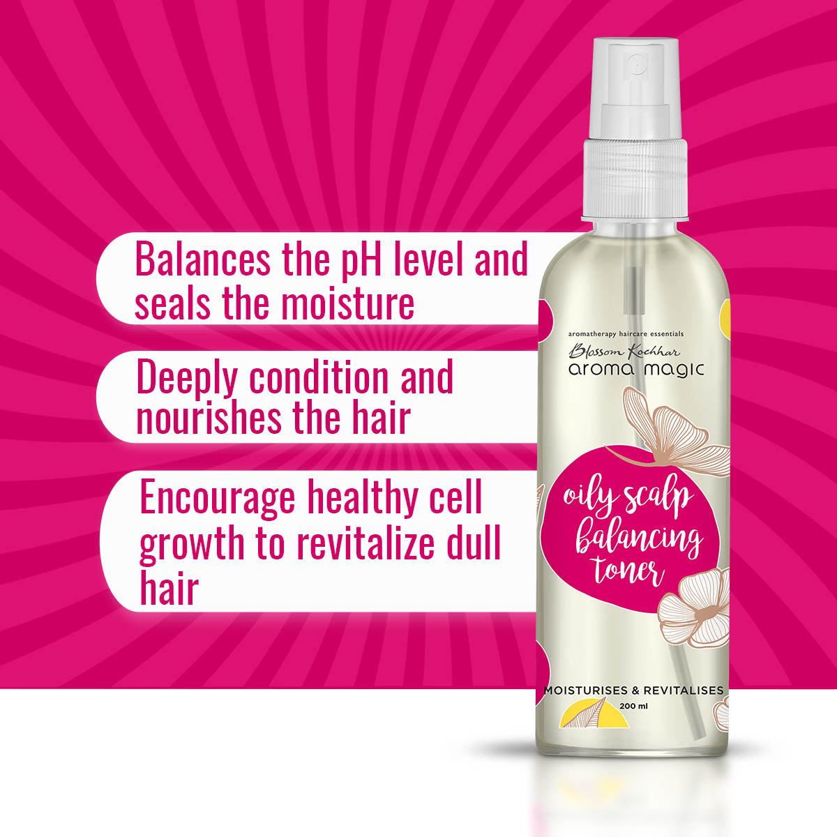 Aroma Magic Oily Scalp Balancing Toner, 200ml - Image 2 - Buy from Indicrest