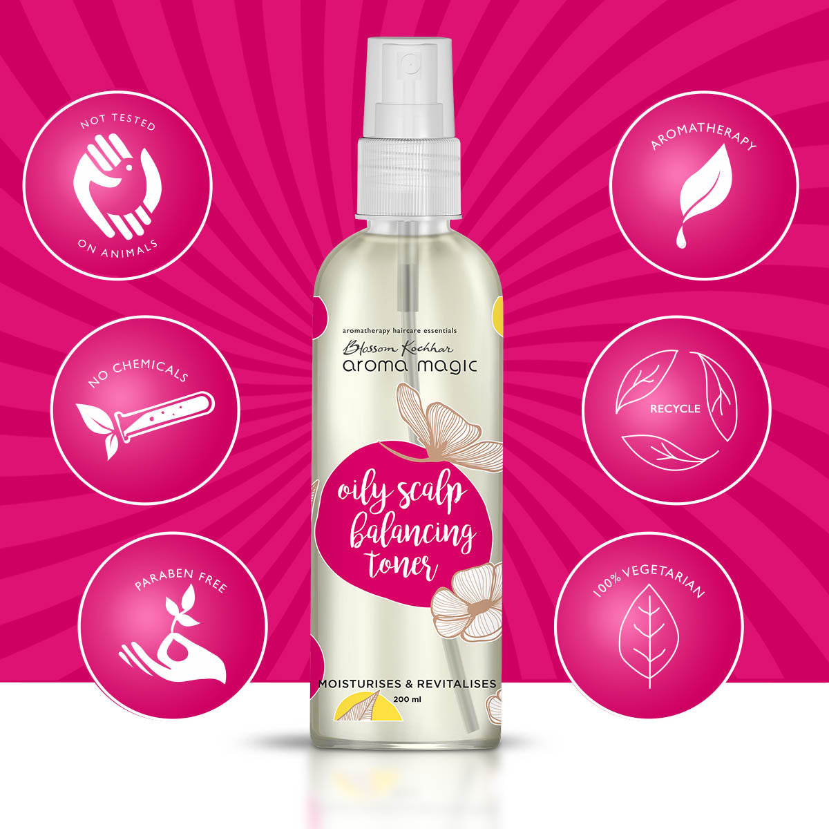 Aroma Magic Oily Scalp Balancing Toner, 200ml - Image 6 - Buy from Indicrest