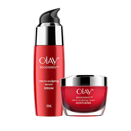 Olay Regenerist Micro-Sculpting Day Cream With Regenerist Serum Combo Buy at Indicrest