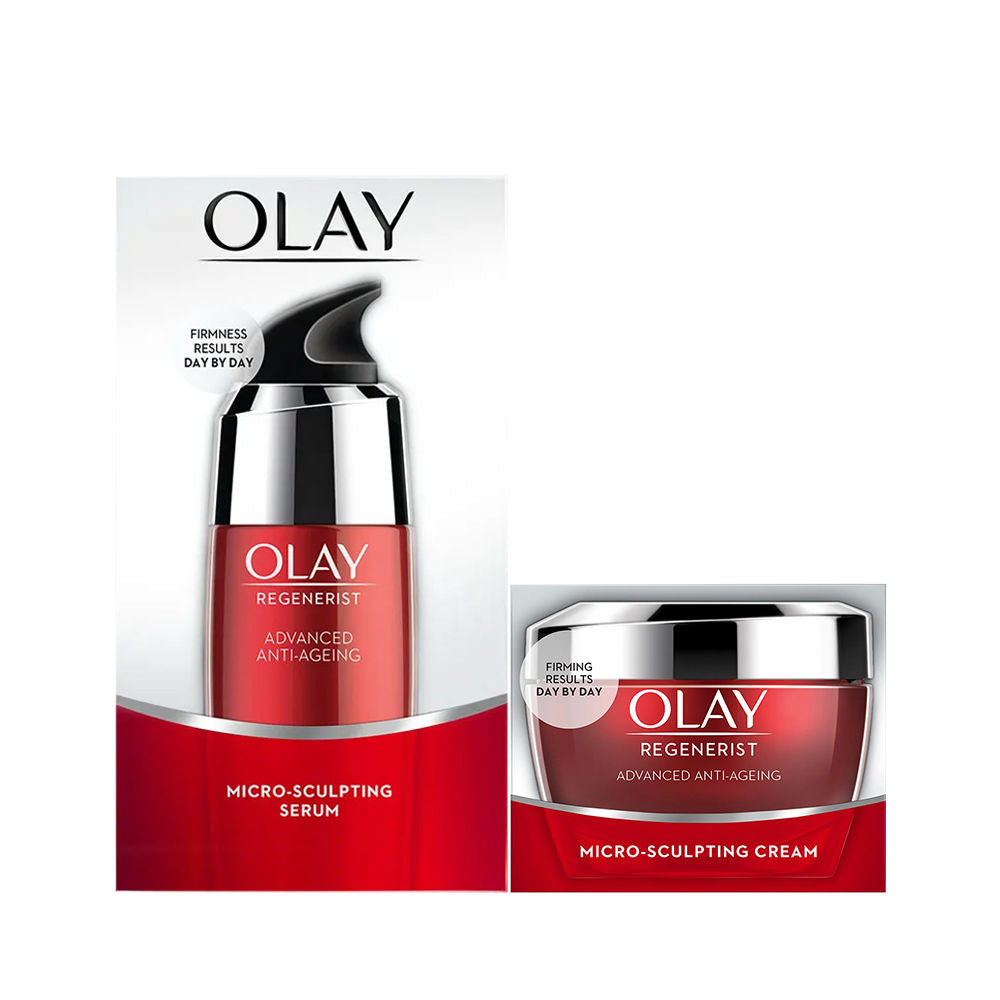 Olay Regenerist Micro-Sculpting Day Cream With Regenerist Serum Combo Buy at Indicrest Image 2