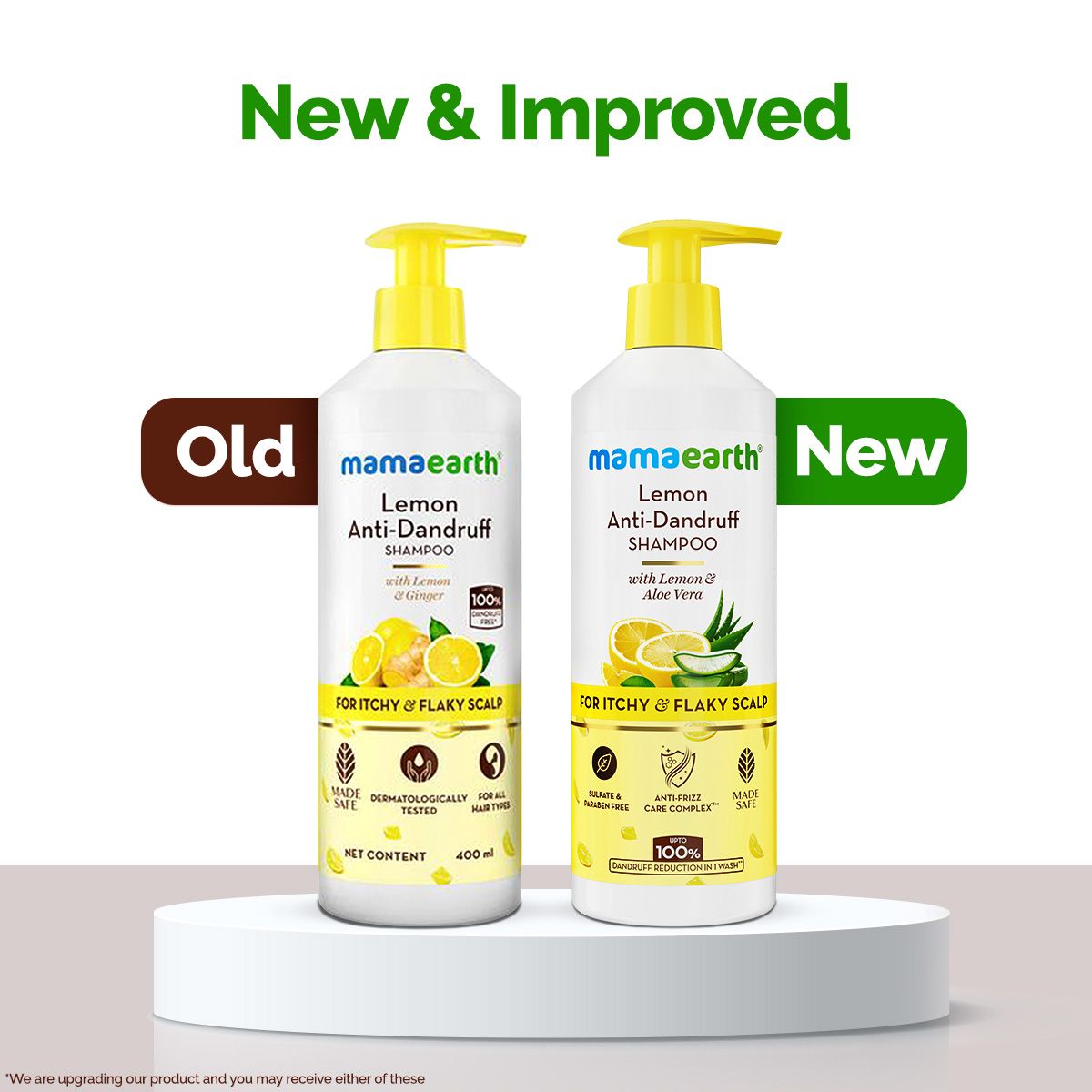 Mamaearth Lemon Anti-Dandruff Shampoo with Lemon & Aloe Vera for Itchy & Flaky Scalp, 400ml - Image 7 - Buy from Indicrest
