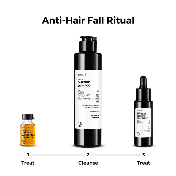 Brillare Onion & Bakuchiol Oil Shots For Hair Fall Reduction, 6ml X 8 - Image 10 - Buy from Indicrest