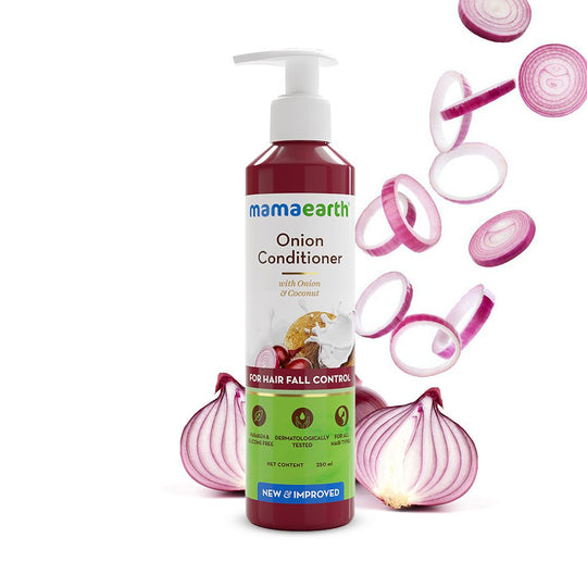 Mamaearth Onion Conditioner for Hair Fall Control, 250ml - Buy from Indicrest