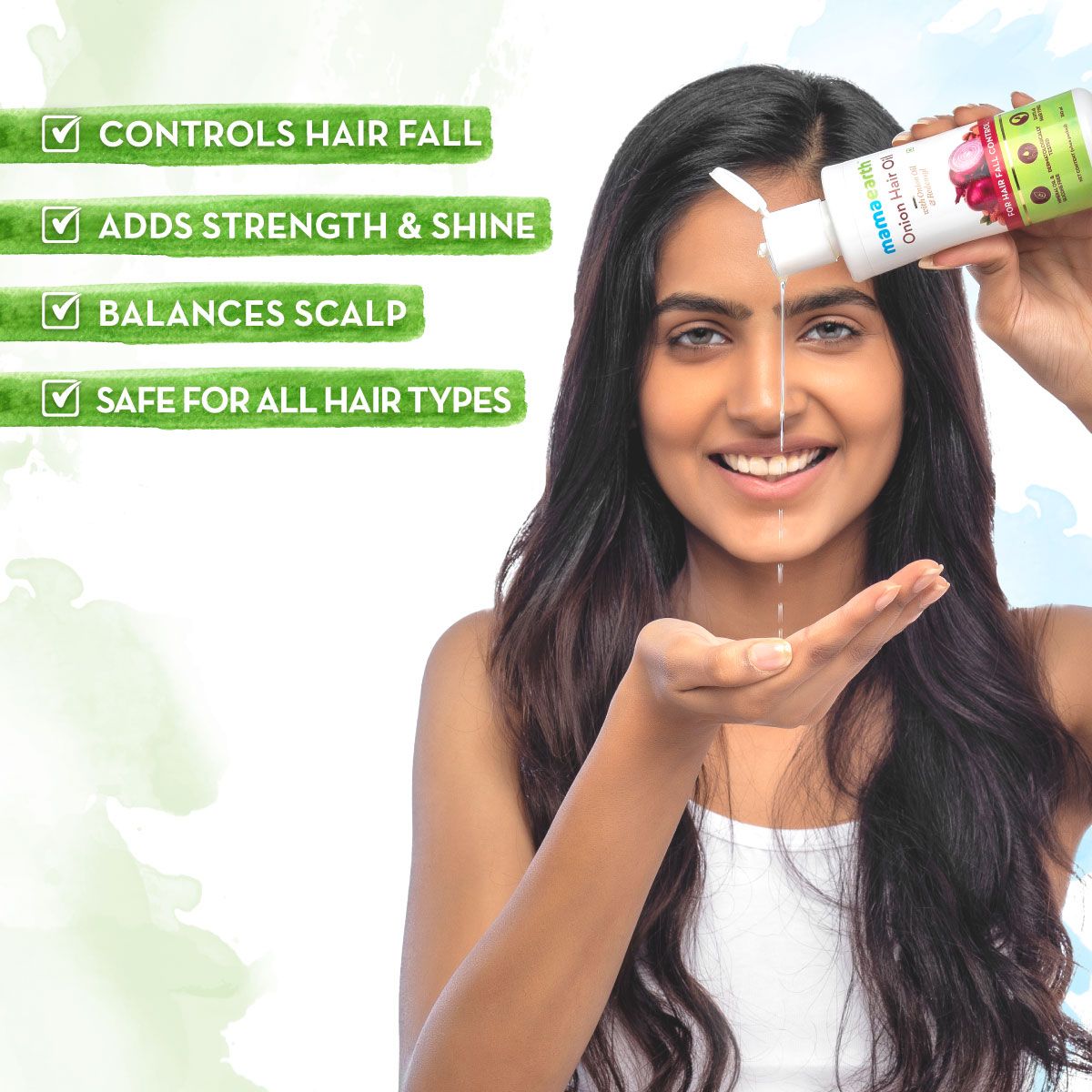 Mamaearth Onion Hair Oil with Onion and Redensyl for Hair Fall Control, 20ml - Image 2 - Buy from Indicrest