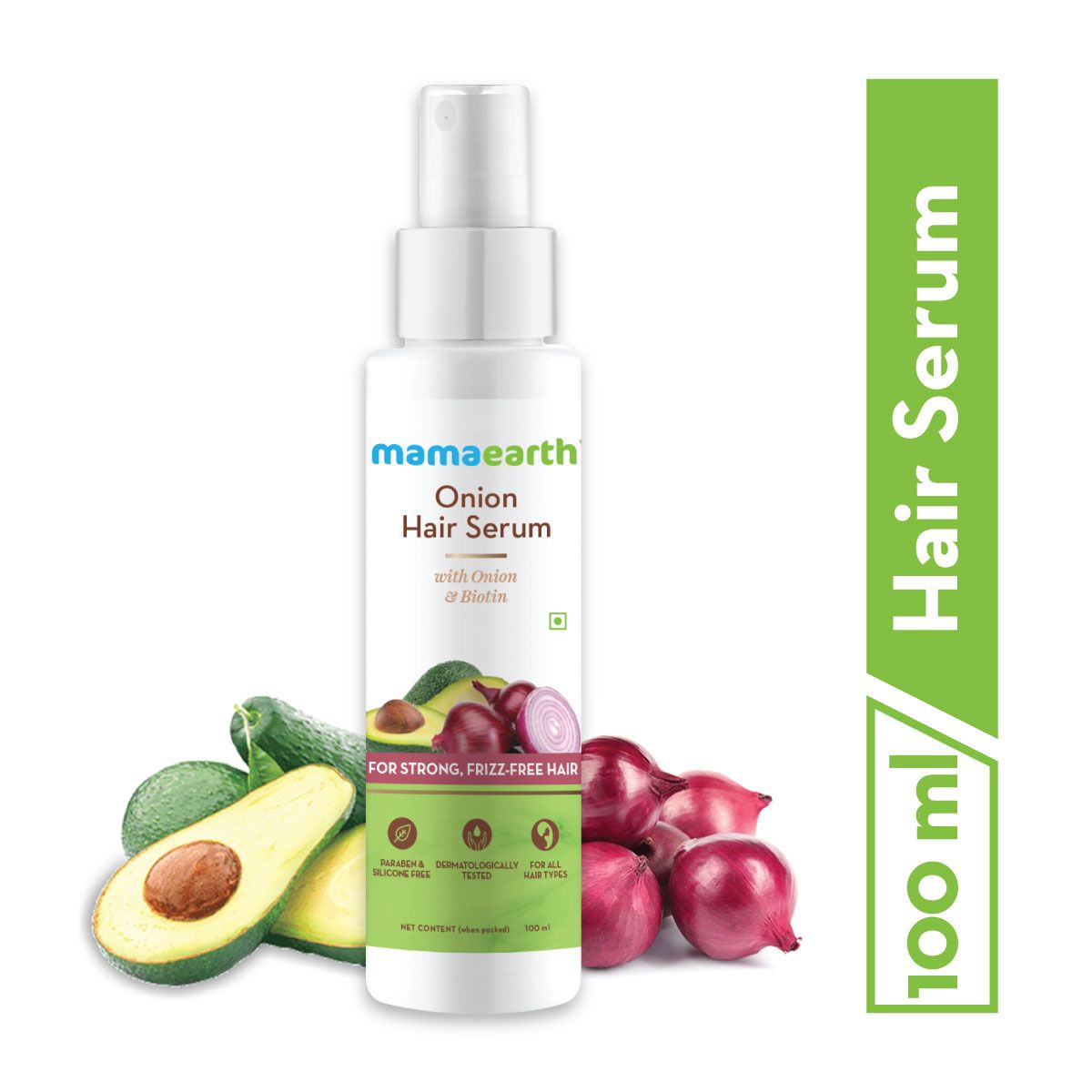 Mamaearth Onion Hair Serum with Onion and Biotin for Strong, Frizz-Free Hair, 100ml - Image 7 - Buy from Indicrest
