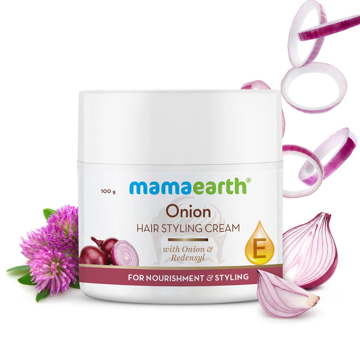 Mamaearth Onion Hair Styling Cream for Men with Onion & Redensyl for Nourishment & Styling, 100g - Buy from Indicrest