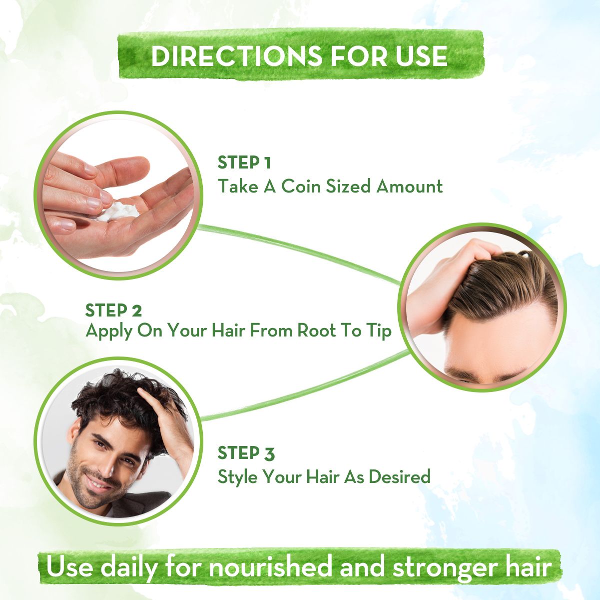 Mamaearth Onion Hair Styling Cream for Men with Onion & Redensyl for Nourishment & Styling, 100g - Image 4 - Buy from Indicrest
