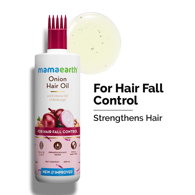Mamaearth Onion Hair Oil with Onion Oil & Redensyl for Hair Fall Control, 250ml - Image 8 - Buy from Indicrest