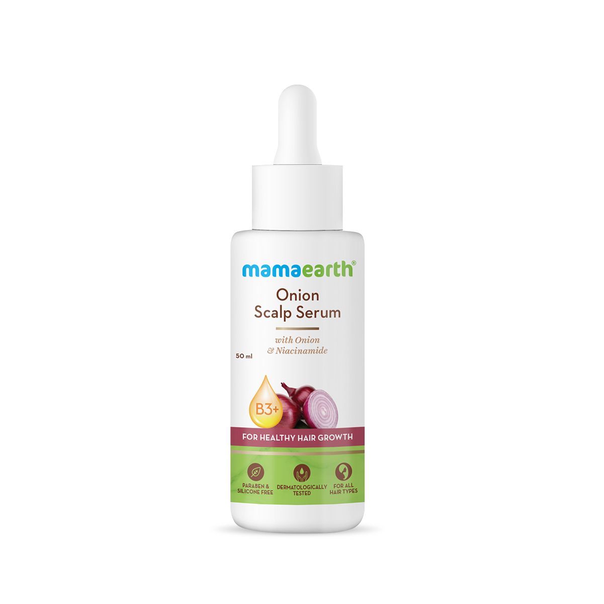 Mamaearth Onion Scalp Serum with Onion and Niacinamide for Healthy Hair Growth, 50ml - Image 3 - Buy from Indicrest