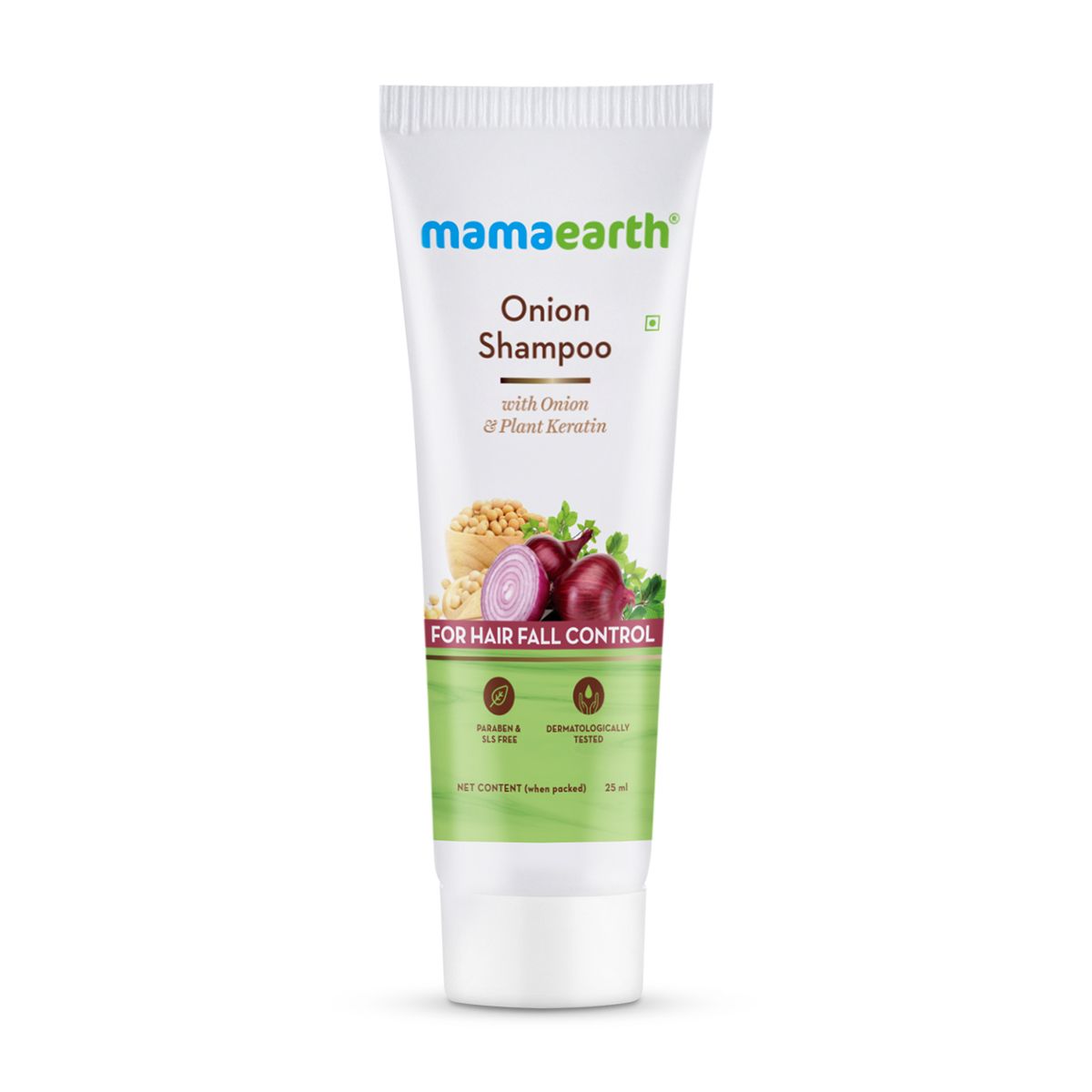 Mamaearth Onion Shampoo for Hair Growth and Hair Fall Control, 20ml - Image 2 - Buy from Indicrest