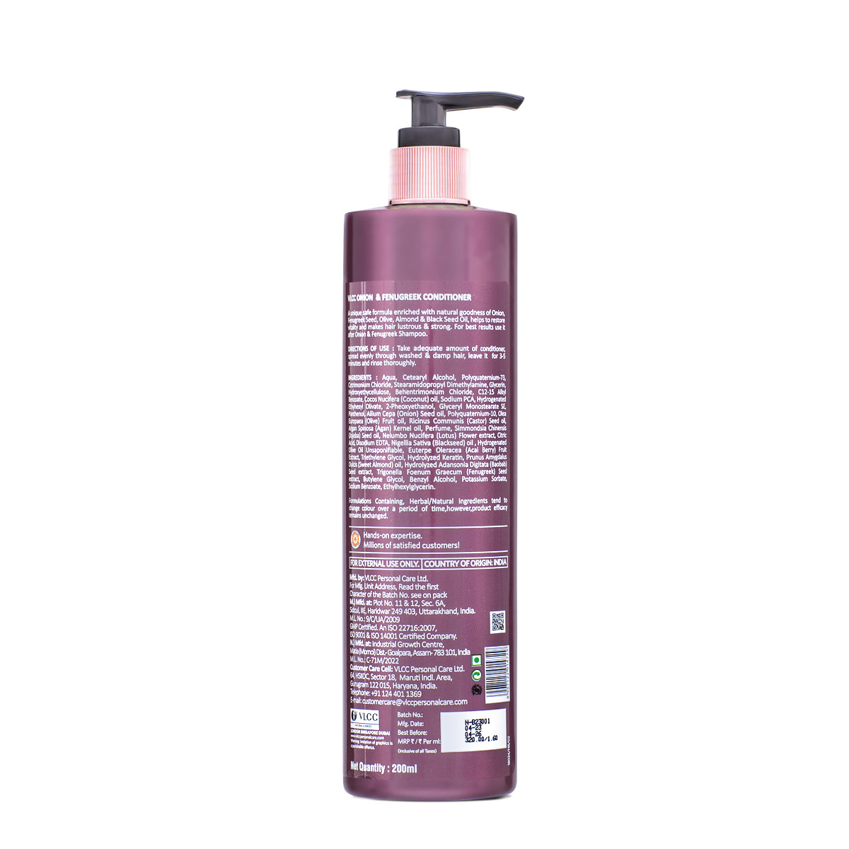 VLCC Onion and Fenugreek Conditioner - 200 ml - Image 6 - Buy from Indicrest