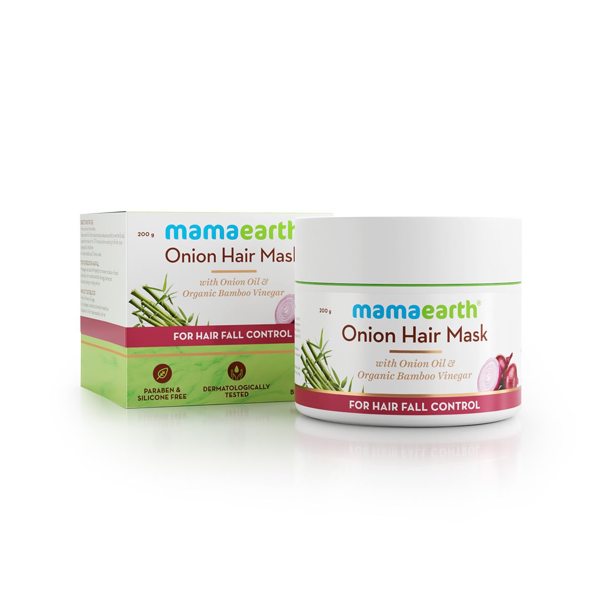 Mamaearth Onion Hair Mask, For Hair Fall Control, With Onion Oil and Organic Bamboo Vinegar, 200ml - Image 8 - Buy from Indicrest