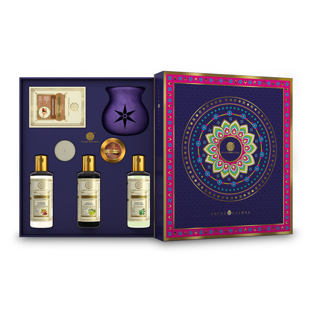 Khadi Natural Shubh Kaamna Assortment Gift Set - Image 6 - Buy from Indicrest