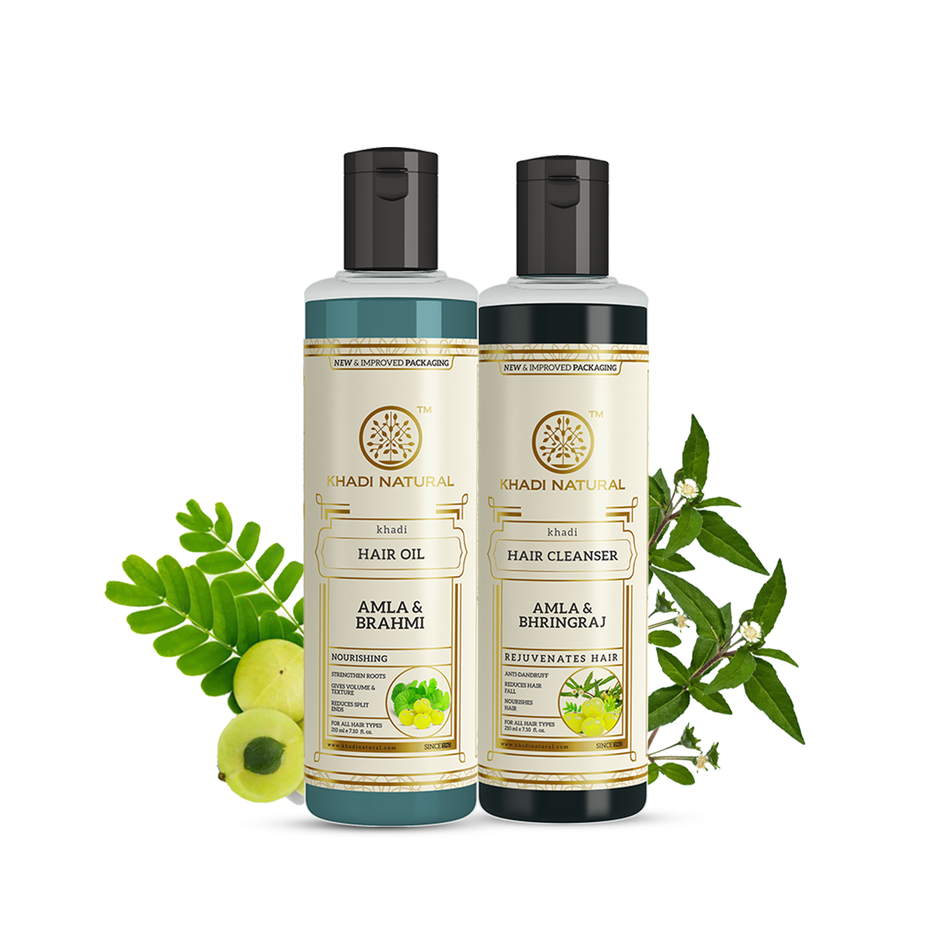 Khadi Natural Amla Hair Care Pack - 210ml Each - Image 5 - Buy from Indicrest