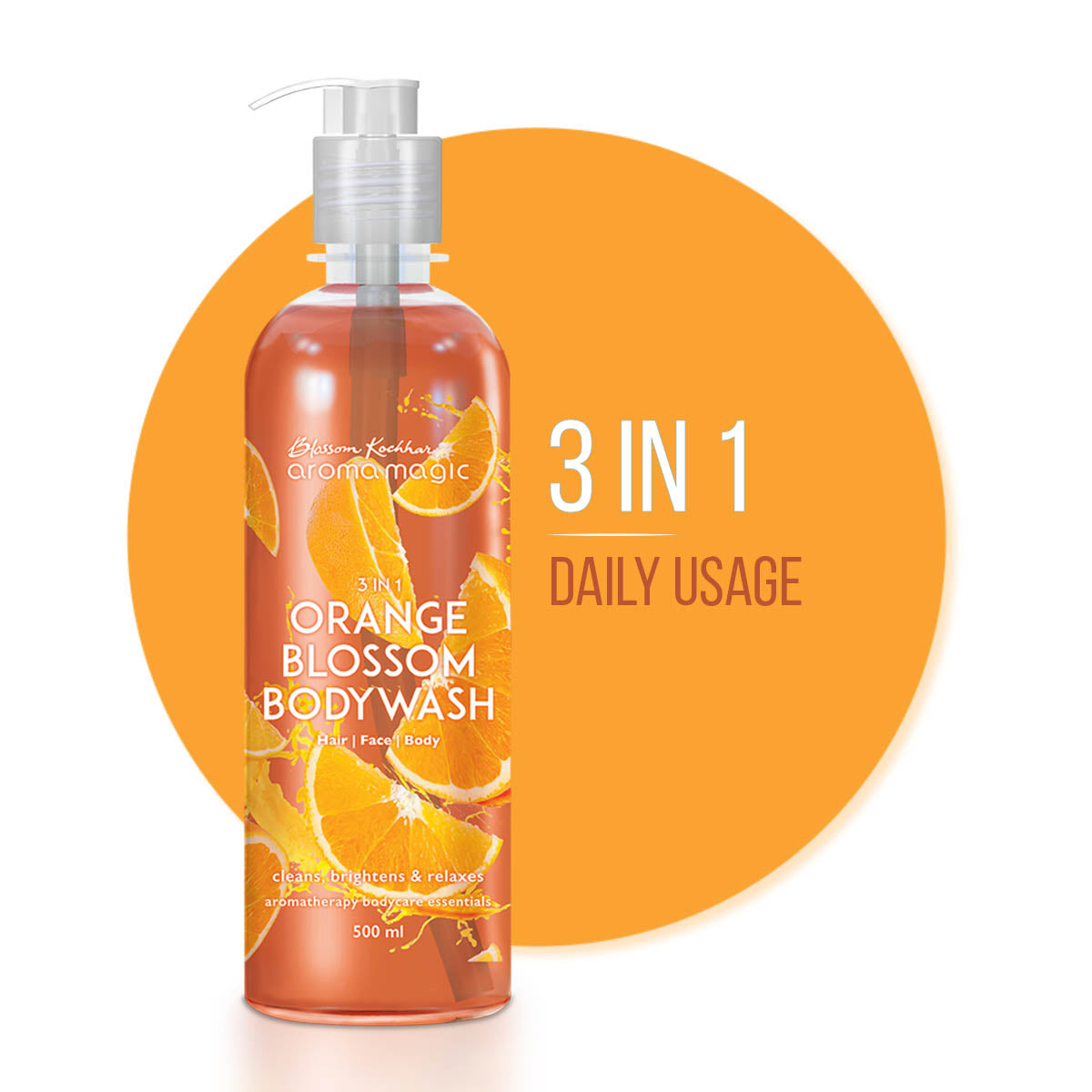 Aroma Magic 3 in 1 Orange Blossom Body Wash, 220ml - Image 2 - Buy from Indicrest