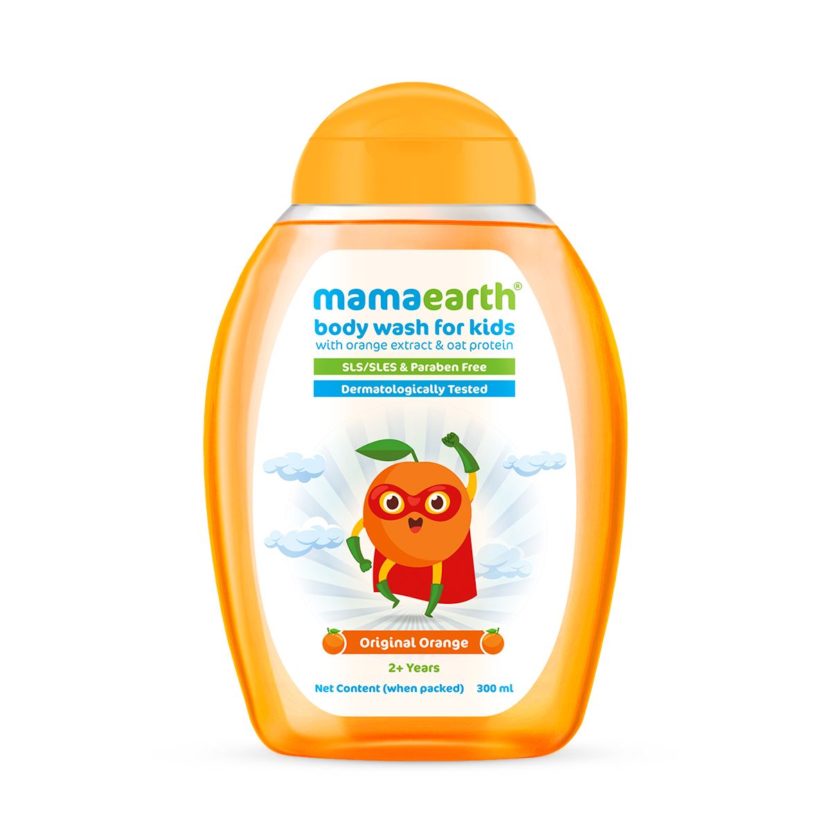 Mamaearth Original Orange Body Wash For Kids with Orange and Oat Protein, 300ml - Image 7 - Buy from Indicrest