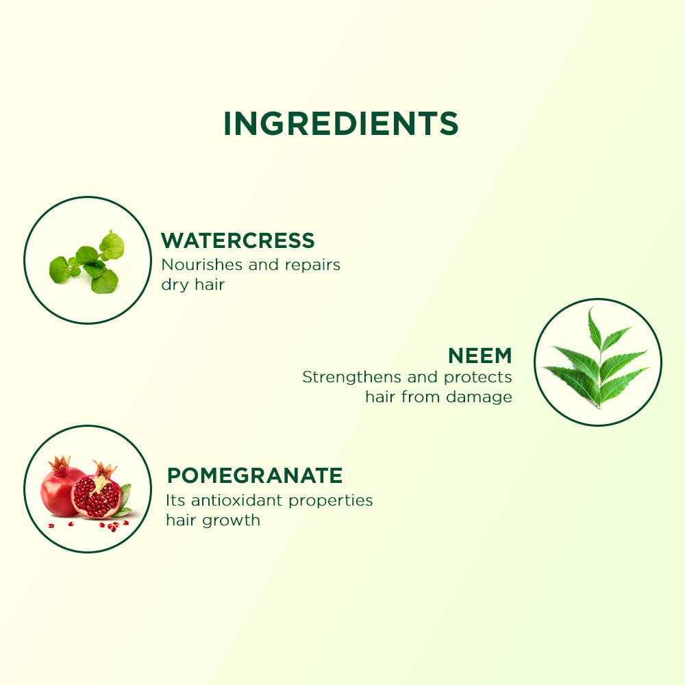 Biotique Watercress Nourishing Conditioner, 180ml - Image 5 - Buy from Indicrest